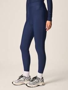 MISSGUIDED High Waisted Seamless Compression Leggings With Knicker Seam Detail For Active Wear Yoga Fitness Running Exercise Training - Royal Blue - View 5