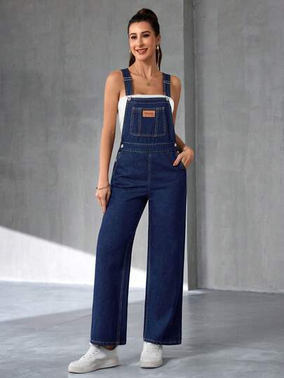 Flexra Mono vaquero minimalista de unicolor y casual para mujer