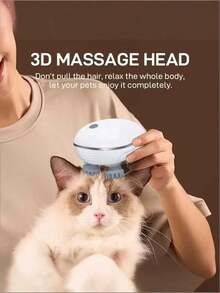 Teckwe جهاز تدليك فروة الرأس الكهربائي، جهاز تدليك فروة الرأس اللاسلكي المحمول مع 4 مخالب تدليك قابلة للإزالة، 3 أوضاع قابلة للتعديل، تنبيه الاهتزاز للرأس للاسترخاء العميق، للمنزل والمكتب والسفر (بطارية 500 مللي أمبير) - متعدد الألوان - مشاهدة 9