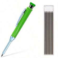 Metal Long Head Deep Hole Carpenter Pencil. Professional Engineering Carpenter Pen. Quick Drying Pencil. 2.8MM Refill. Suitable For Carpentry Decoration Design. This Is The Best Gift For Carpentry Decoration Designers! Student Stationery. - Multicolor - View 14