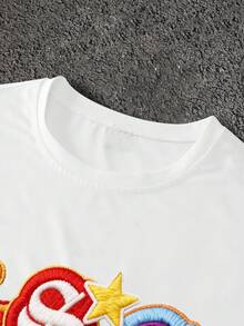 STEELVANCE 男士街头时尚休闲印花背心 - 白色 - 查看 5