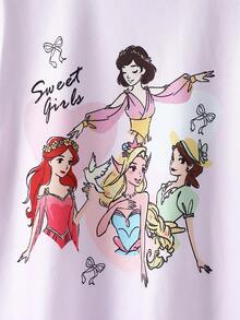 Bộ 2 áo ngủ cho bé gái họa tiết mây dễ thương, in hình mây toàn bộ, có cổ tay và gấu áo. - Nhiều màu - Xem 6