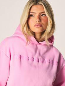 MISSGUIDED Oversized Pink Hoodie And Centre Pocket Relaxed Fit Pullover Sweatshirt For Casual Comfort - Pink - View 5