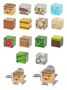 MINKOJA Magnetic Blocks Game For Kids,Magnetic Building Set,Construction Toys,Sensory Building Blocks,Architectural Toys,Easter,Easter Gift,Childen's Day,Travel Toys,Magnetic Blocks,Building Blocks,Kids Magnetic Building Block Toys - color - View 2