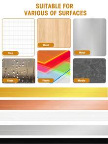 1 3 M/118.11 Inch Self-Adhesive Caulking Strip, PVC Decorative Tape, Interior Decorative Strip, Wall Sticker, Corner Decorative Strip, Home Decoration, Garden Tear And Paste Posters - Multicolor - View 8
