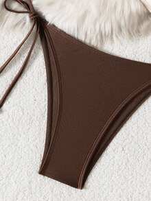 Swim Chiccia 两件套女士优雅比基尼套装，双色面料泳衣 - 彩色 - 查看 5