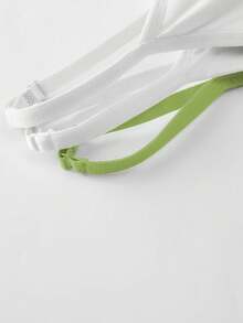 GlowEve 3件套女士休闲日常通勤简约纯色防闪光一体式加厚吊带背心 - 彩色 - 查看 5