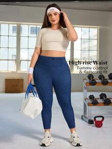 Flexra Calça jeans skinny feminina plus size casual, versátil e elástica para uso diário. - Lavagem escura - Ver 7