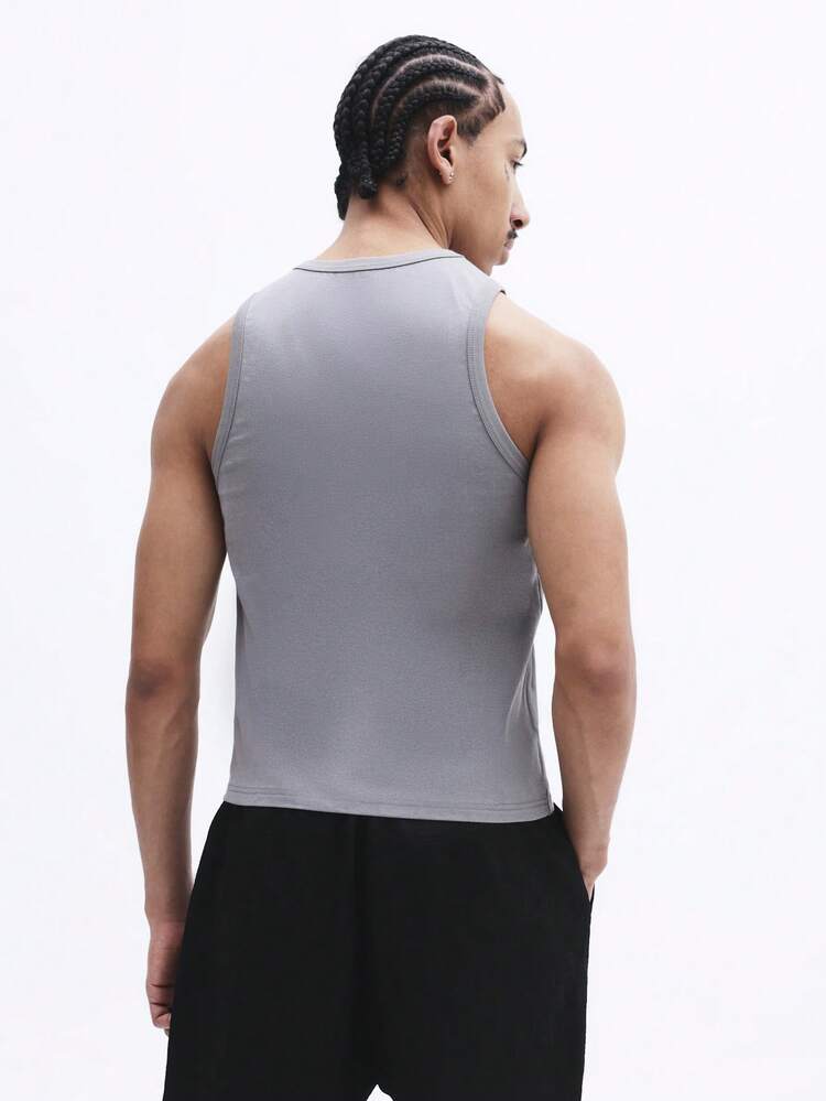 Crew Neck Tank With Logo