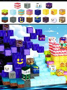 MINKOJA 儿童森林磁力玩具，磁力积木，磁力片，旅行户外玩具，复活节，复活节礼物，儿童节，旅行玩具，磁力积木，拼搭积木，儿童磁力积木玩具 - 彩色 - 查看 4