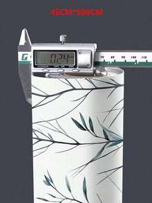 1Roll 5m Retro Tree Branches And Simple Branches, Suitable For Home Renovation, Room Decoration, Cabinet Renovation, Bathroom Decoration, Wall Vinyl DIY, Waterproof, Antifouling, Aluminum Film Wallpaper Impervious To The Background Color, Stain And Concealer, Flexible, Not Easy To Tear, Easy To Clean, Self-Adhesive Wallpaper Wall, Wallpaper, Wall Sticker, Wallpaper - Multicolor - View 12