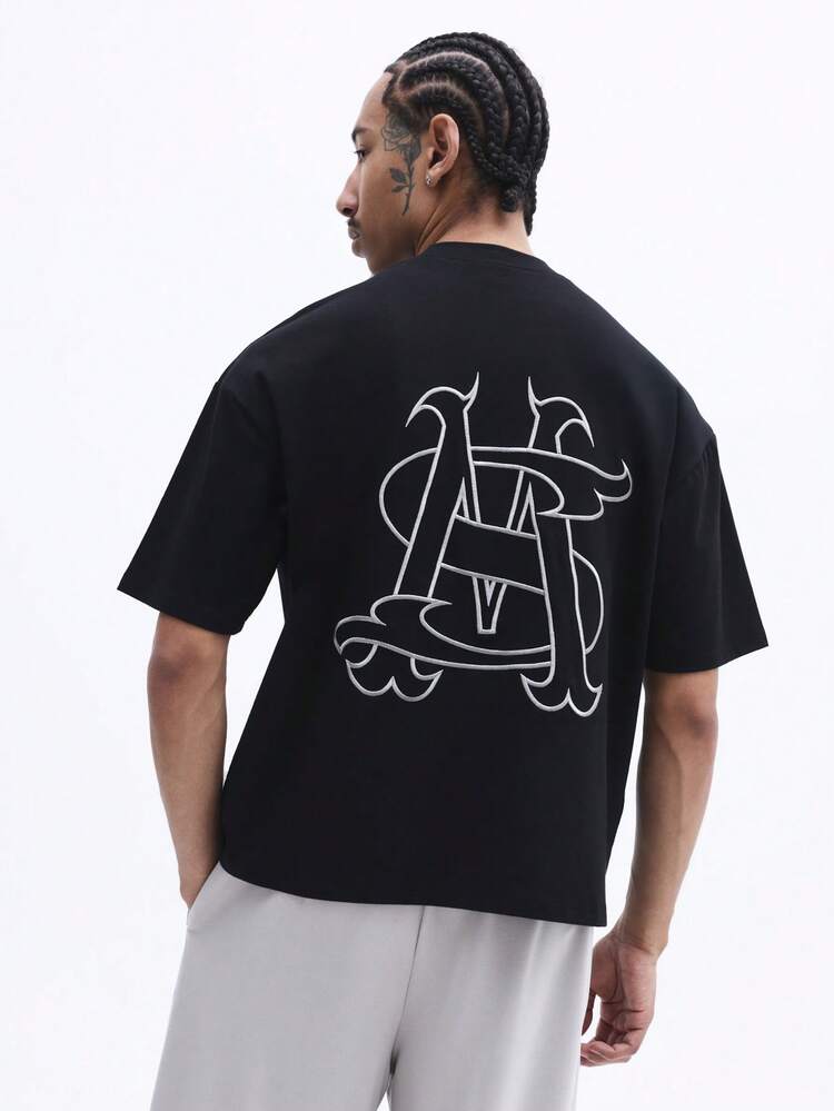 Graphic Crew Neck T-Shirt With Print