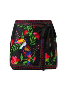 Swim Oasis Bộ đồ bơi cỡ lớn theo phong cách tối giản với họa tiết động vật và thực vật. - Nhiều màu - Xem 3