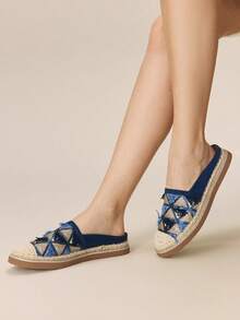 Styleloop Women's Versatile Fashion Flat Shoes For Daily Wear - Navy Blue - View 11