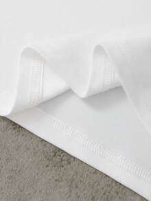 INAWLY 女士休闲通勤无袖上衣，饰有撞色蝴蝶结和蕾丝边 - 白色 - 查看 4