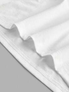 Manfinity Joysei Men BasicMen's Casual Contrast Trim Round Neck Short Sleeve T-Shirt, Summer Men White T Shirt White T-Shirt Blank T Shirts Spring To Summer  Tops For Women  Shirts For Woman  Valentines Gifts For Boyfriend  Men Clothes  Shirts For Women Men White T-Shirt White T-Shirt With Black Trim White Top White Shirt   Summer Tops  Going Out Tops Women - Multicolor - View 3