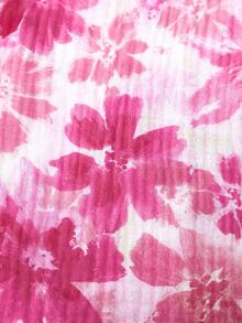 SHEIN Playful Pals 女婴碎花彩色吊带连衣裙，优雅休闲可爱夏季度假装 - 粉色 - 查看 11