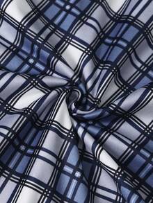 INAWLY Women's Allover Print Ruffle Hem Fitted Elegant Camisole Top - Blue - View 5