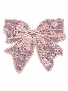 SHEIN ChillGRL 2 件套青少年女孩休闲 T 恤和工装裤套装，蝴蝶刺绣图案圆领短袖 T 恤和裤子，春夏季时尚服装 - 粉色 - 查看 5