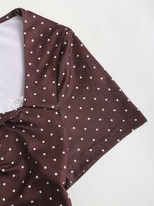 Sweetra Áo chui đầu kiểu dáng mới dành cho nữ, thích hợp cho Halloween, Giáng sinh, Lễ Tạ ơn, Năm mới, dự tiệc, đi làm, mặc hàng ngày, du lịch, mùa hè. - màu nâu - Xem 6