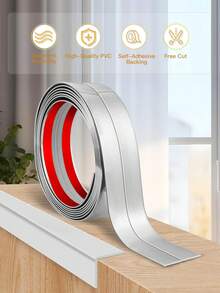1 3 M/118.11 Inch Self-Adhesive Caulking Strip, PVC Decorative Tape, Interior Decorative Strip, Wall Sticker, Corner Decorative Strip, Home Decoration, Garden Tear And Paste Posters - Multicolor - View 6