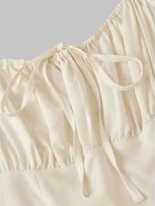 SHEIN MOD 大码女式印花吊带连衣裙，适合春夏、海滩、度假、波西米亚风格，采用束身胸衣式设计。 - 彩色 - 查看 3