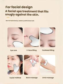 Madebyblanc 1 chiếc dụng cụ massage Gua Sha hình trái tim bằng thép không gỉ | Dao phết kem nền & dao đắp mặt nạ kèm hộp bảo vệ | Dụng cụ massage mặt và toàn thân đa năng | Món quà hữu ích cho người yêu thích làm đẹp - Nhiều màu - Xem 4