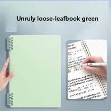 1pc Macaron B5 Loose-Leaf Notebook, Removable Coil, Comfortable To Use, High School Student A4 Stylish Notepad - Multicolor - View 13