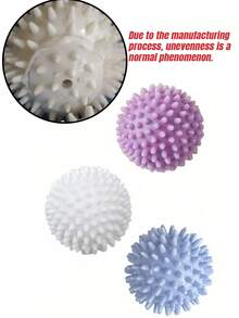 6Pcs Reusable Laundry Scrubbing Balls, Magic Anti-Tangled Lint Catcher, Hair And Fur Remover, Washer And Dryer Cleaning Balls, Non-Electric Soft Wash Tool, Wash Ball For Removal Of Cat & Dog Hair, Fur And Lint - Multicolor - View 22