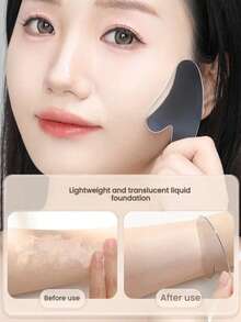 Madebyblanc 1 chiếc dụng cụ massage Gua Sha hình trái tim bằng thép không gỉ | Dao phết kem nền & dao đắp mặt nạ kèm hộp bảo vệ | Dụng cụ massage mặt và toàn thân đa năng | Món quà hữu ích cho người yêu thích làm đẹp - Nhiều màu - Xem 3