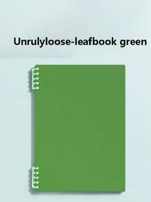 1pc Macaron B5 Loose-Leaf Notebook, Removable Coil, Comfortable To Use, High School Student A4 Stylish Notepad - Multicolor - View 17