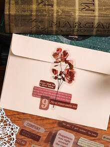 一套6张宠物贴纸，配有简单的励志语录，创意复古信件日记素材。 - 套裝 - 查看 5