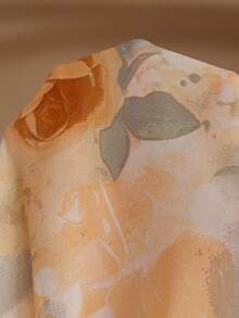 EMERY ROSE Đầm chiffon in hoa cổ điển, tông màu vàng mơ và xám, phong cách đồng quê retro, thiết kế cổ chữ V khoét sâu ngực, họa tiết hoa, chi tiết nhún eo, viền bèo nhún, chất liệu nhẹ và mềm mại, dáng ôm, rủ mềm mại, thích hợp cho buổi hẹn hò lãng mạn, đám cưới ngoài trời mùa xuân/hè, dạ hội, triển lãm nghệ thuật, lễ kỷ niệm, dã ngoại kỳ nghỉ, nhiều dịp. Đầm maxi không tay cổ chữ V nhún eo, in hoa màu vàng cổ điển thời trang. - Nhiều màu - Xem 7