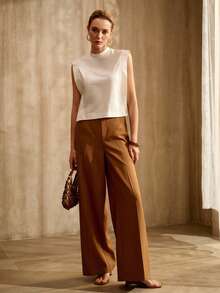 MOTF PREMIUM COTTON TEXTURED KNIT TANK TOP, SPRING/SUMMER - White - View 5