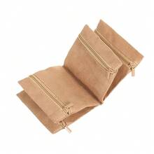 Madebyblanc Túi đựng trang sức cao cấp dành cho nữ, túi nhung có khóa kéo, hoàn hảo để đựng bông tai, dây chuyền và nhẫn - Túi du lịch chống bụi, lớp lót mềm mại, hộp quà tặng, thích hợp cho cô dâu, ngày Valentine, sinh nhật, Giáng sinh và các dịp khác. - Nhiều màu - Xem 12