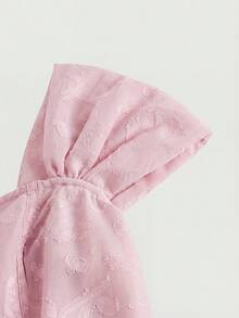 SHEIN Serisse Kids 少女粉色露肩优雅连衣裙，适合青少年穿着，可用于返校、生日派对、晚宴、演出、婚礼、洗礼、开幕式、学校活动、旅行、万圣节、毕业舞会、音乐会、圣诞节、新年等场合。 - 粉色 - 查看 3