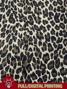 Lalippa Digital Print V-Neck Short Sleeve Fitted Women T-Shirt - Multicolor - View 5