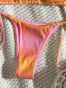 Swim Vcay Women's Random Print Beaded Necklace Bikini Set, Spring/Summer - Multicolor - View 6