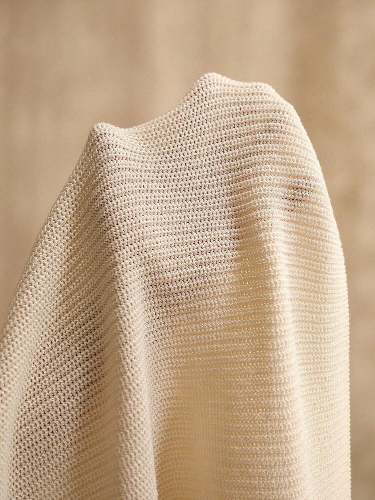 VINTAGE STYLE SLEEVELESS CROCHETED BOAT NECK SWEATER VEST, SPRING/SUMMER