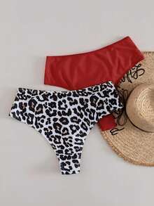 Swim Vcay Braga de bikini triangular sexy con pliegues para mujer de talla grande - Multicolor - Ver 2