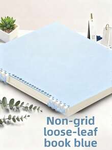 1pc Macaron B5 Loose-Leaf Notebook, Removable Coil, Comfortable To Use, High School Student A4 Stylish Notepad - Multicolor - View 15