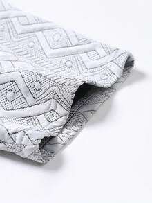 Manfinity CasualCool Men's Fashionable Casual Commuting Textured Short Sleeve Polo Shirt - Multicolor - View 3