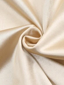 GlowEve 女士优雅珍珠装饰圆领休闲短袖T恤，高品质绉纱面料，适合通勤、聚会、派对、秋冬春夏穿着。 - 杏色 - 查看 5