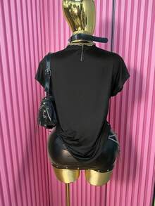 Rovax Women's Y2K Summer Casual Vest With Letter And Eye Print, Round Neck, Sleeveless Design, 2000s Style, Suitable For Street Wear, Casual Occasions, Music Festivals, Commuting, And Everyday Wear. - Multicolor - View 2