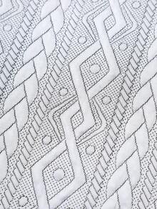 Manfinity CasualCool Men's Fashionable Casual Commuting Textured Short Sleeve Polo Shirt - Multicolor - View 8