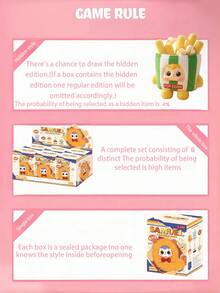 POKOJA LAND 盲盒（非毛绒填充）8款常规款+1款隐藏款 Samuel Snack Party 盲盒娃娃。可爱又值得收藏的桌面摆件。是完美的教室装饰、桌面展示、派对礼物，也是送给朋友、家人、收藏家和成年人的贴心节日礼物。情人节礼物，春夏季节的理想之选。 - 潮玩盲盒 - 查看 6