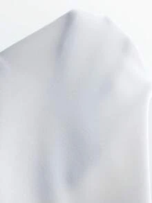 Core Aspect 男士纯色前开襟长袖休闲衬衫，春夏款 - 白色 - 查看 11