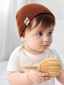 Cozy Pixies 3pcs/Set Newborn Baby Soft & Comfortable Hats With Cute Prints, Suitable For Outdoor Warm For Infants - Multicolor - View 9