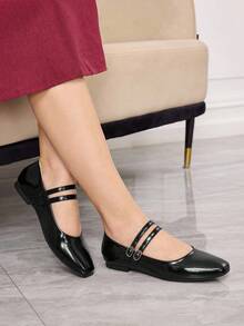 Sleekvia Women Flats - Black - View 3