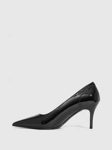 CUCCOO SZL Women's Fashion Pointed Toe High Heel Pumps - Black - View 4